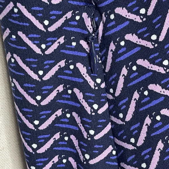 Title Nine Buttah Dream Wrap Dress Blue Pallay 3/4 Sleeve Zip Pockets Size Small - Picture 3 of 8